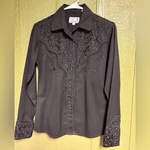 Panhandle Slim Embroidered button down small